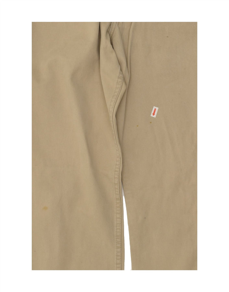 LEE Mens Straight Casual Trousers W33 L30 Beige Cotton | Vintage Lee | Thrift | Second-Hand Lee | Used Clothing | Messina Hembry 