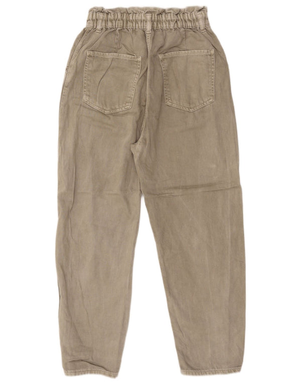 Zara Womens Tapered Jeans EU 38 Small W28 L25 Beige
