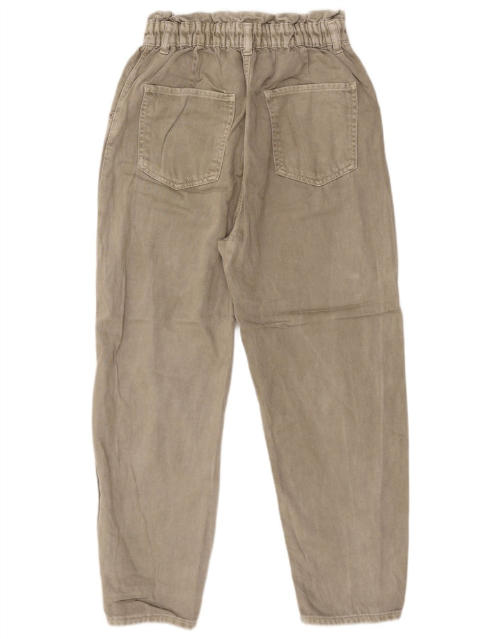 Zara Womens Tapered Jeans EU 38 Small W28 L25 Beige