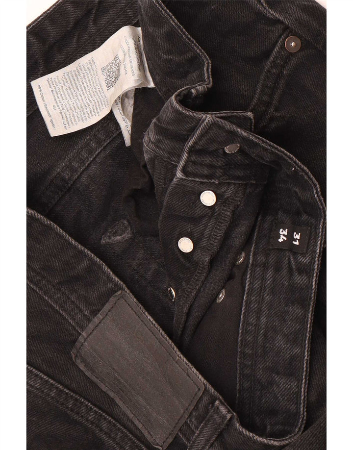 Jack & Jones Mens Loose Jeans W31 L34 Black Cotton