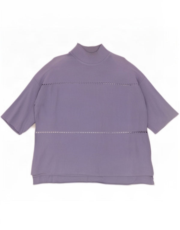 French Connection Womens Short Sleeve Turtle Neck Jumper Sweater UK 10 Smal