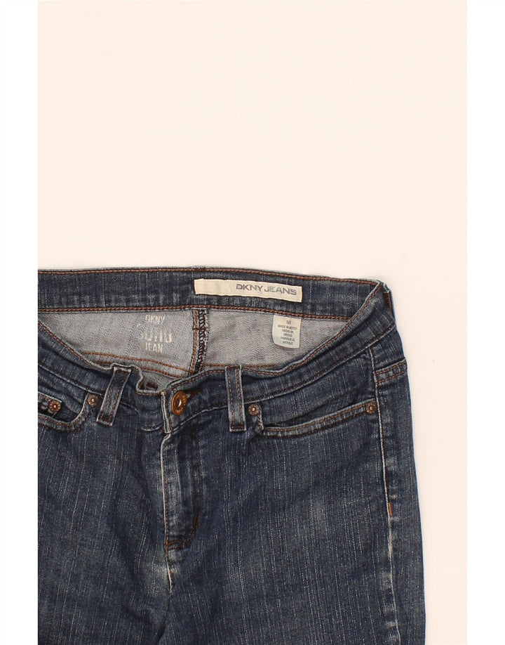 DKNY Womens Bootcut Jeans US 8 Medium W28 L28 Blue Cotton Vintage Dkny and Second-Hand Dkny from Messina Hembry 