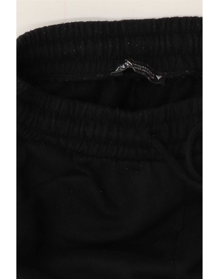 Zara Womens Tracksuit Trousers Joggers UK 14 Medium Black