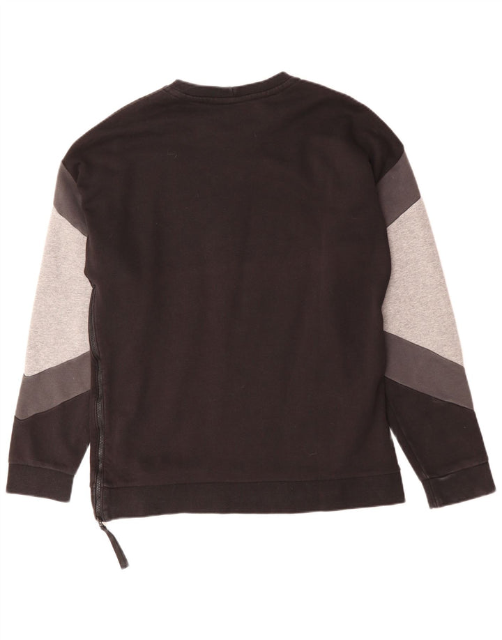 Nike Mens Graphic Sweatshirt Jumper Medium Black Colourblock