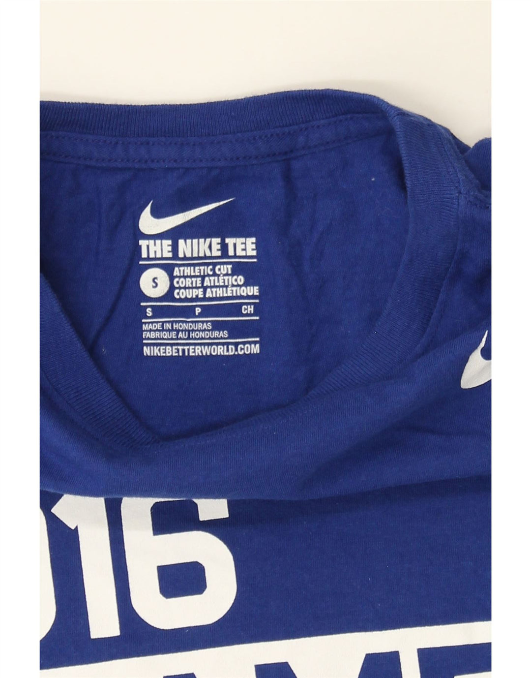 NIKE Mens Chicago Bears Graphic T-Shirt Top Small Blue Cotton Vintage Nike and Second-Hand Nike from Messina Hembry 