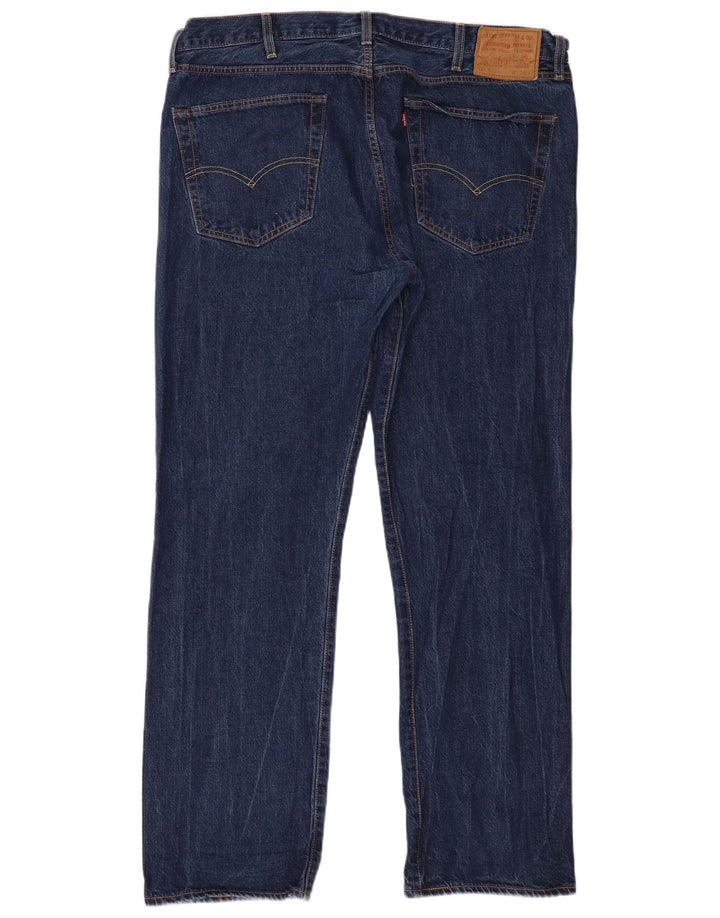 Levi's Mens 501 Straight Jeans W40 L32 Blue Cotton