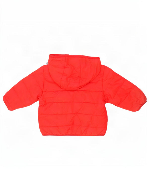 Adidas Baby Boys Hooded Padded Jacket 3-6 Months Red Polyester