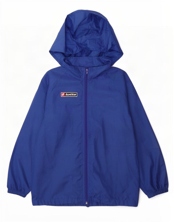 Lotto Girls Hooded Rain Jacket 11-12 Years Blue