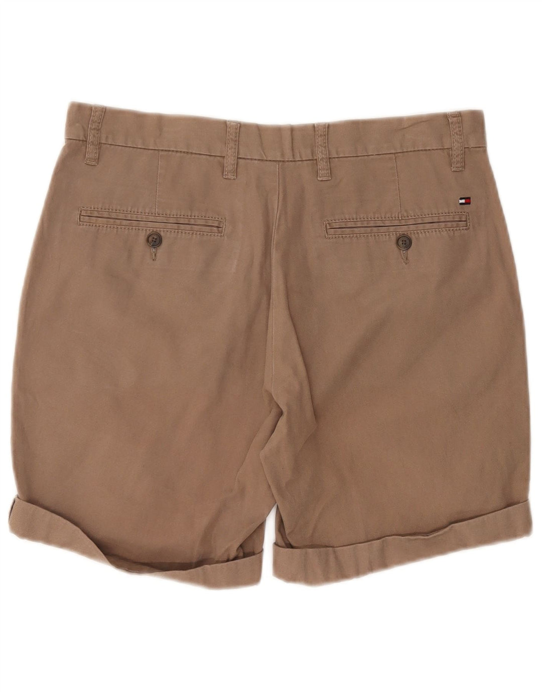 Tommy Hilfiger Mens Chino Shorts W32 Medium Beige Cotton