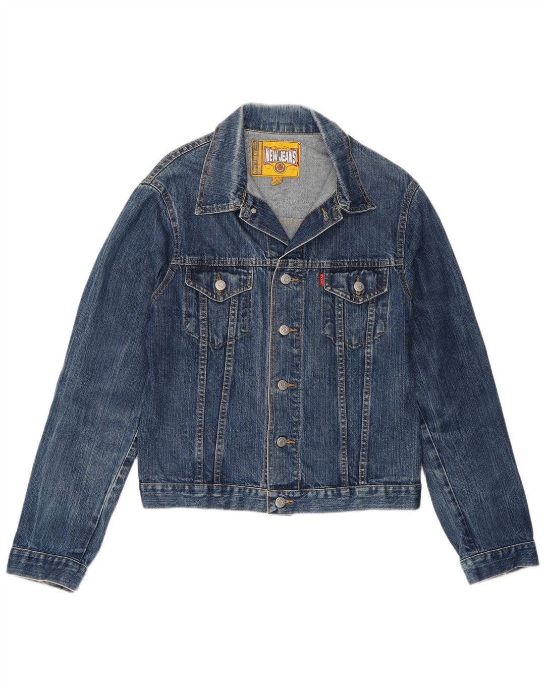 New Jeans Womens Denim Jacket UK 18 XL Blue Cotton