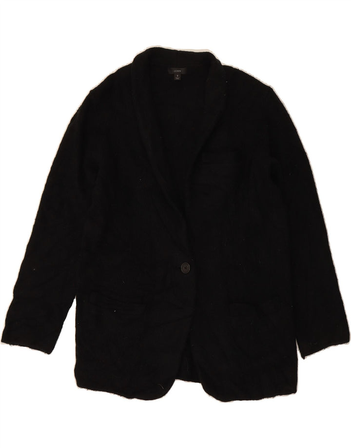 J. CREW Womens Oversized Cardigan Sweater UK 10 Small Black Acrylic Vintage J. Crew and Second-Hand J. Crew from Messina Hembry 