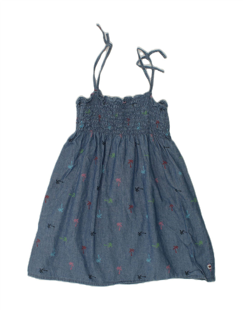 TOMMY HILFIGER Girls Sundress 4-5 Years Blue Floral Cotton | Vintage Tommy Hilfiger | Thrift | Second-Hand Tommy Hilfiger | Used Clothing | Messina Hembry 