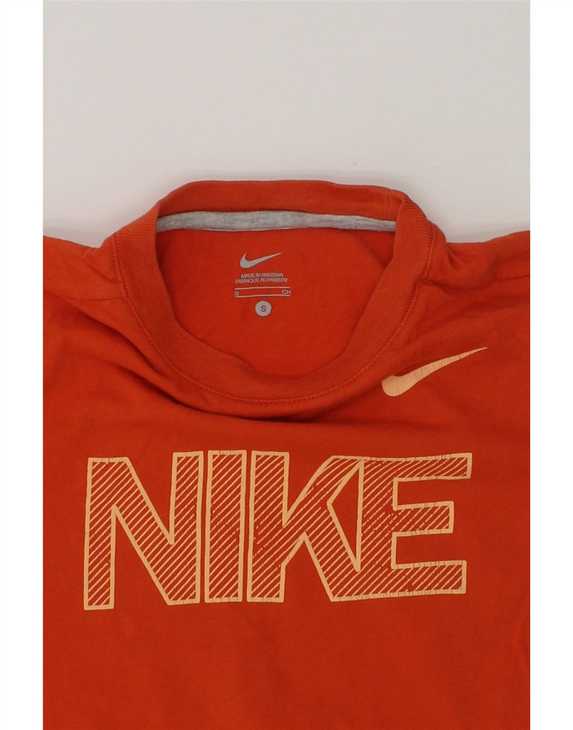 NIKE Boys Graphic T-Shirt Top 10-11 Years Small Red Cotton | Vintage Nike | Thrift | Second-Hand Nike | Used Clothing | Messina Hembry 