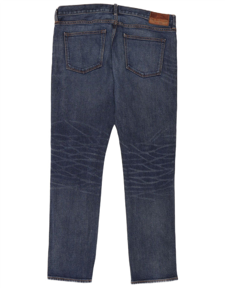 J. Crew Mens Slim Jeans W36 L32 Navy Blue Cotton