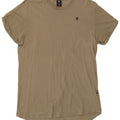 G-Star Mens T-Shirt Top Medium Khaki Cotton