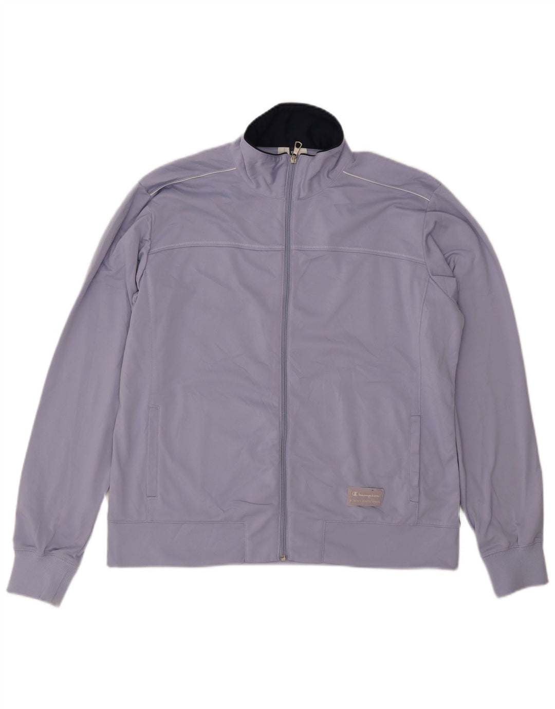 CHAMPION Mens Tracksuit Top Jacket XL Purple Polyester