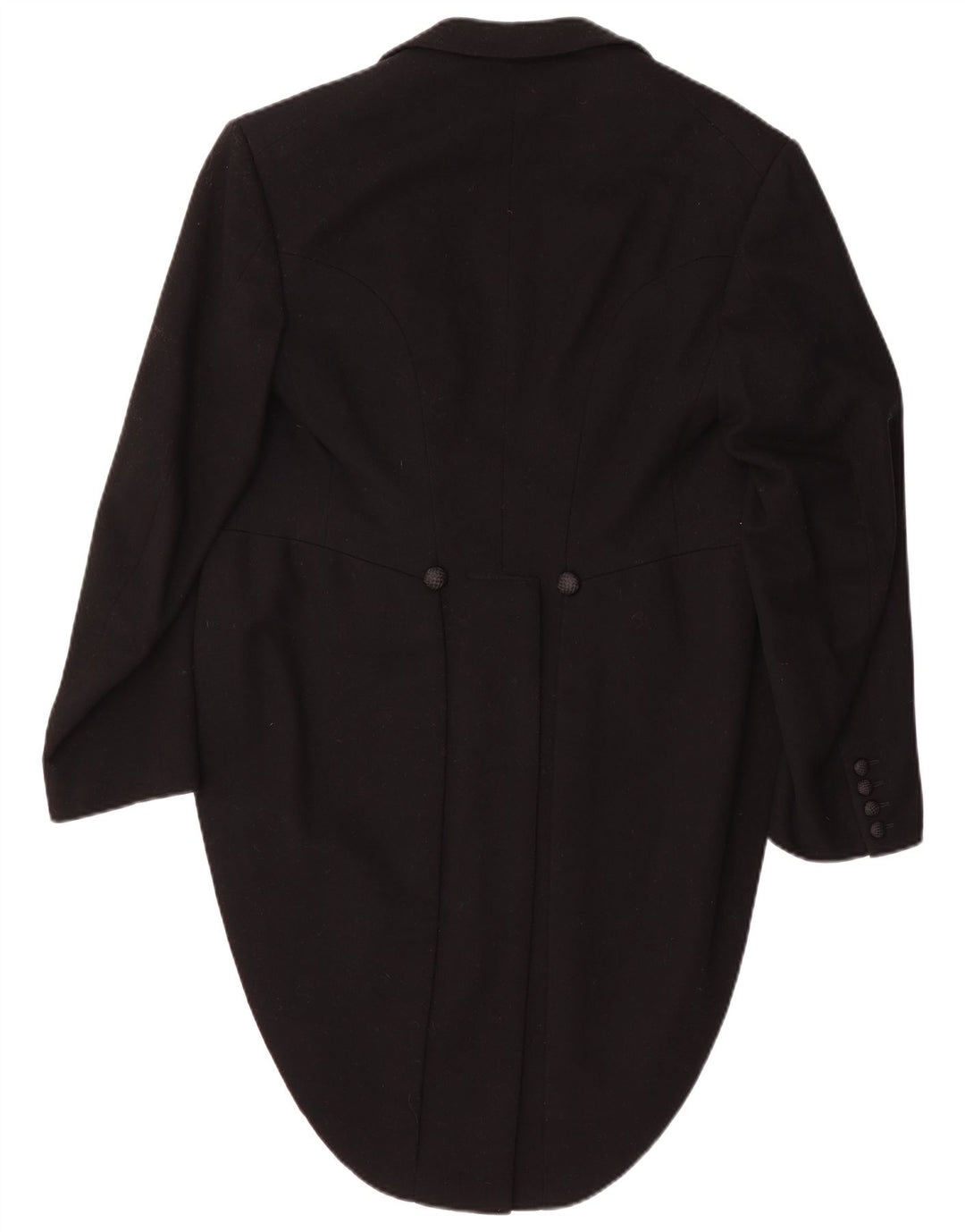 Vintage Mens Tailcoat Blazer Jacket UK 36 Small Black