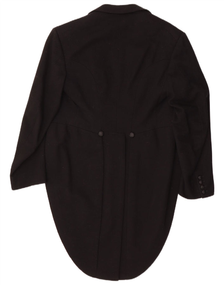 Vintage Mens Tailcoat Blazer Jacket UK 36 Small Black