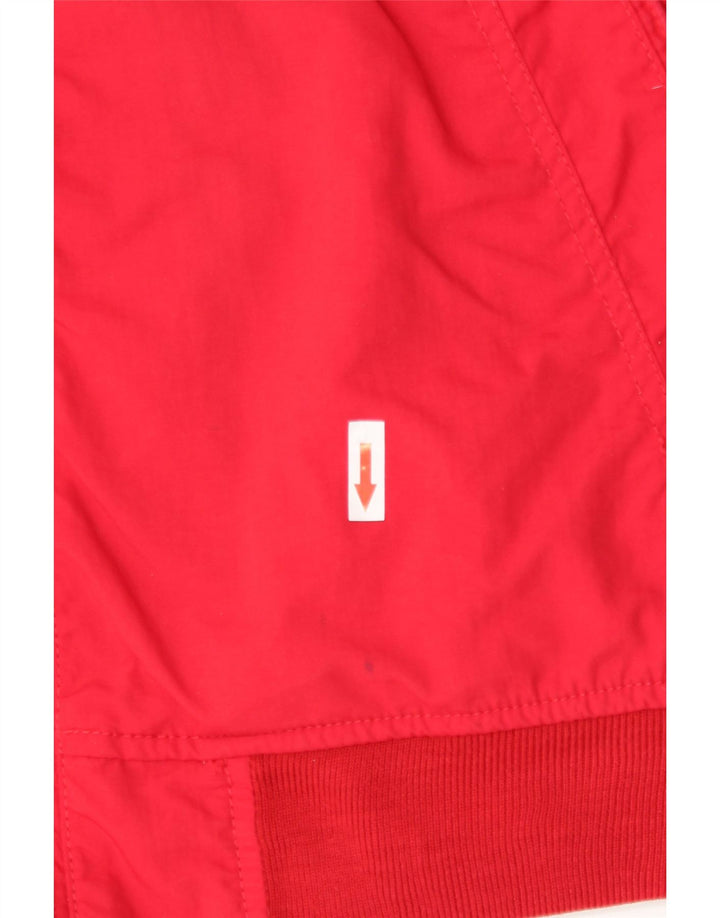 Tommy Hilfiger Mens Bomber Jacket UK 40 Large Red Nylon