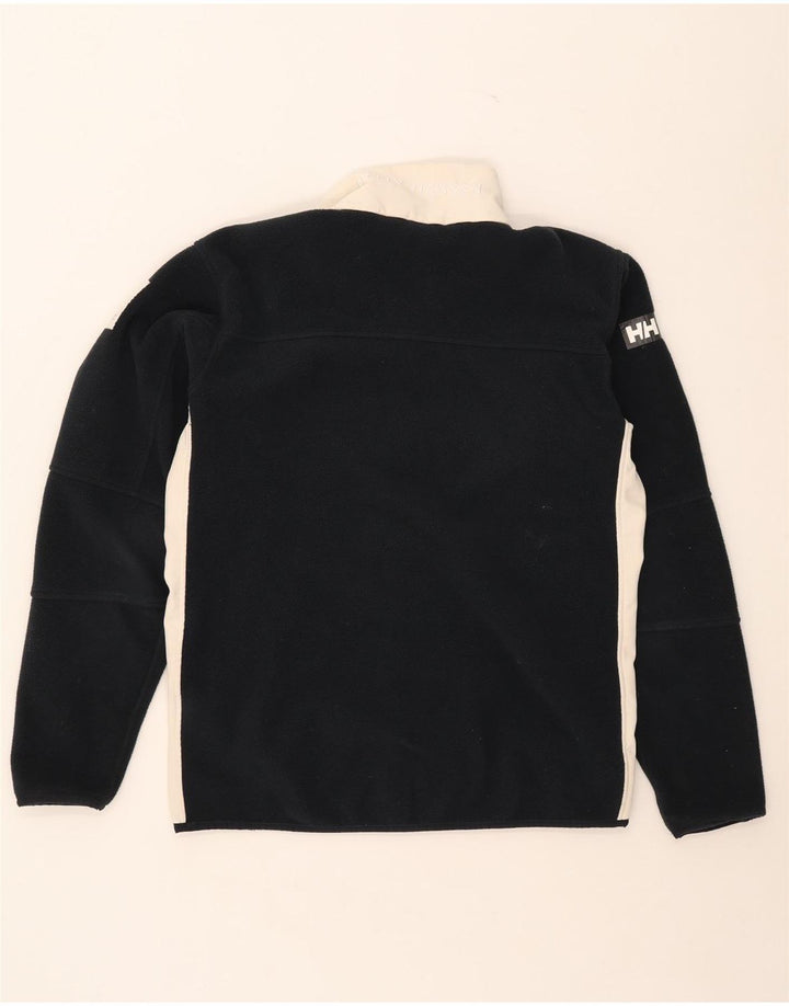 Helly Hansen Mens Fleece Jacket UK 42 XL Navy Blue Colourblock Polyester