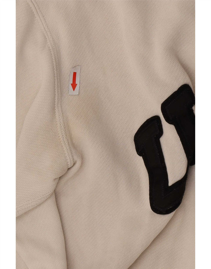 Polo Ralph Lauren Mens Graphic Sweatshirt Jumper Small Off White