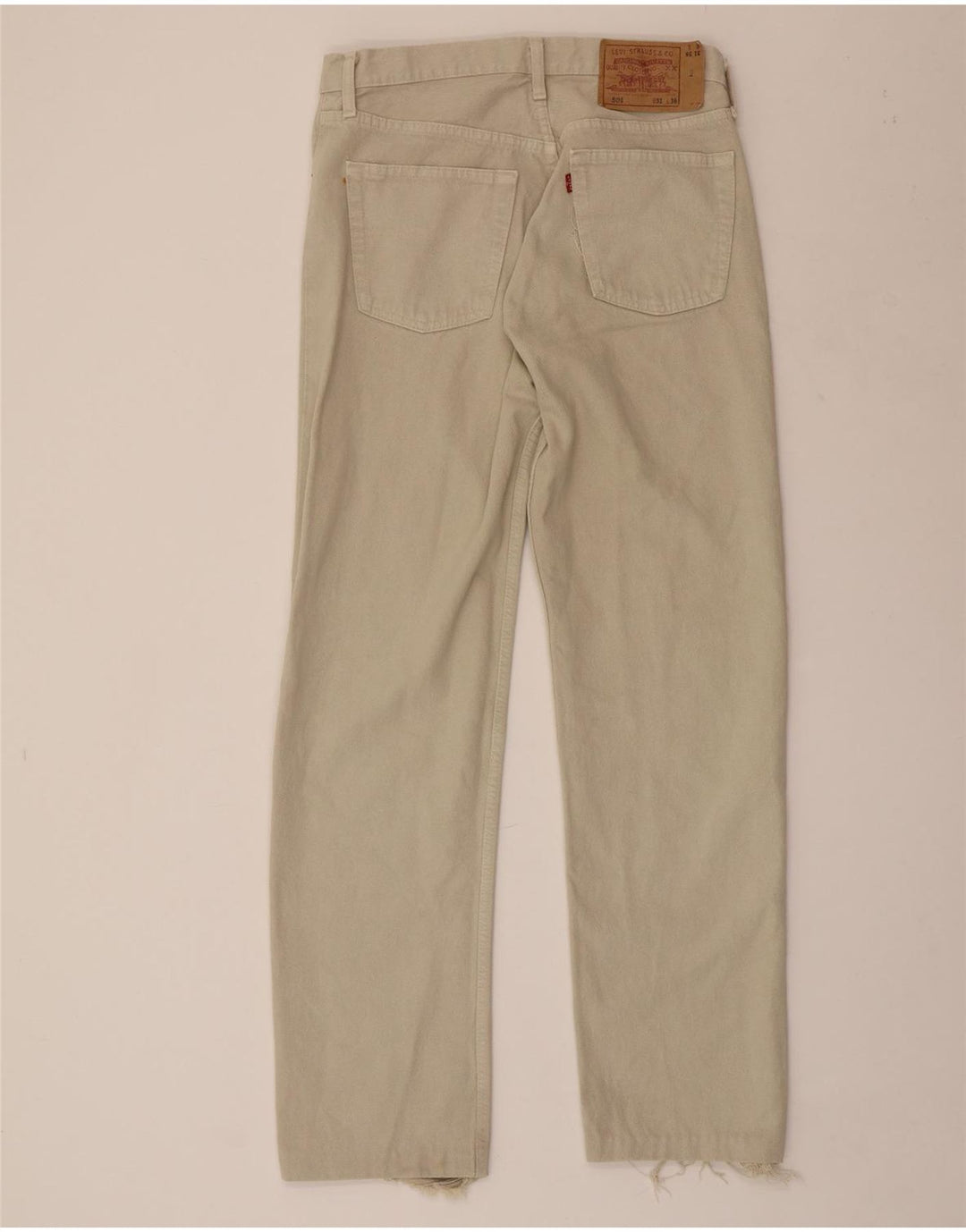 Levi's Mens 501 Straight Casual Trousers W31 L30  Beige