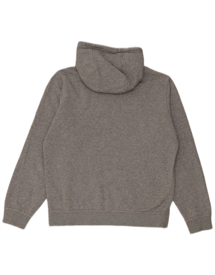 Nike Mens Graphic Hoodie Jumper Medium Grey Cotton