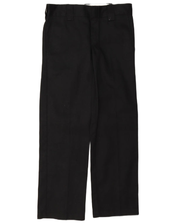 Dickies Womens Slim Straight Chino Trousers W28 L30 Black Polyester