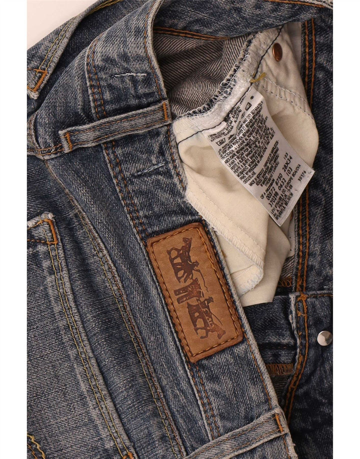 Levi's Womens 572 Bootcut Jeans W28 L34 Blue Cotton