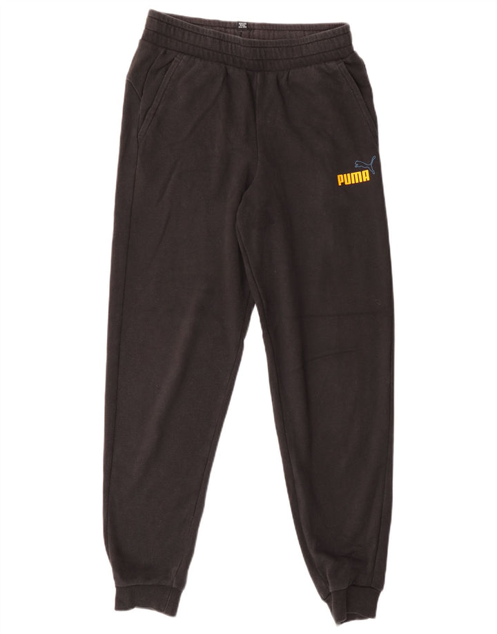Puma Boys Tracksuit Trousers Joggers 13-14 Years  Black