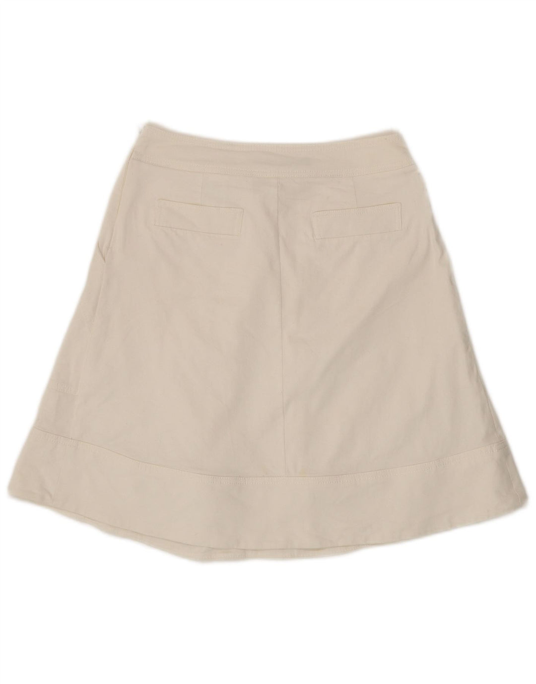 Zara Womens A-Line Skirt Medium W28  White Cotton