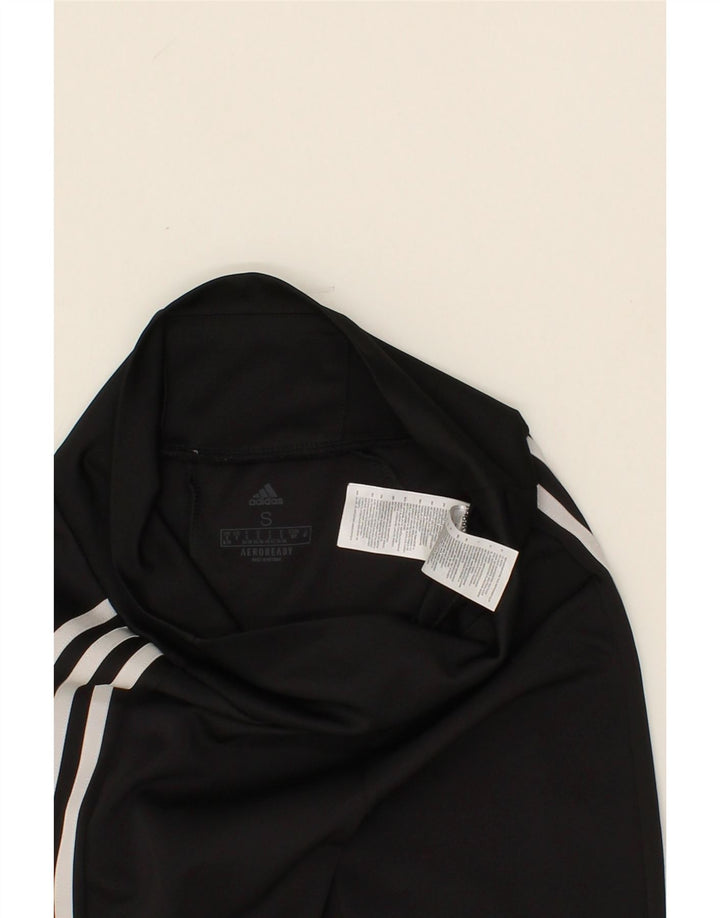 ADIDAS Womens Aeroready Leggings UK 8/10 Small  Black Polyester Vintage Adidas and Second-Hand Adidas from Messina Hembry 