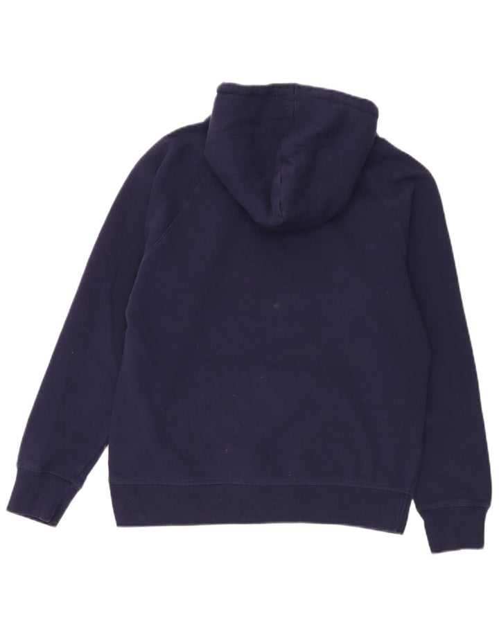 New Balance Mens Graphic Hoodie Jumper Medium Blue Cotton