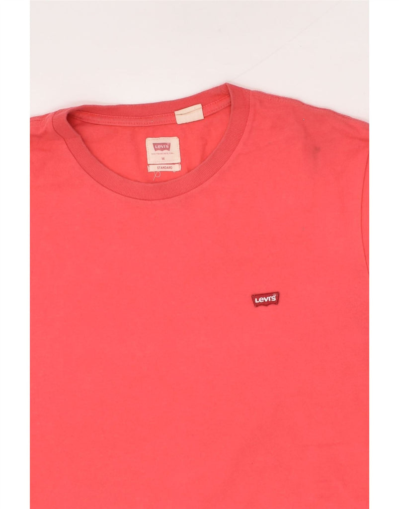 LEVI'S Mens Standard T-Shirt Top Medium Pink Cotton | Vintage Levi's | Thrift | Second-Hand Levi's | Used Clothing | Messina Hembry 