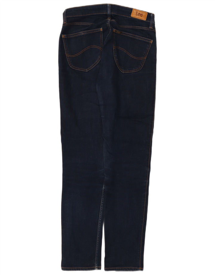 Lee Womens Elly Slim Jeans W28 L31 Navy Blue Cotton