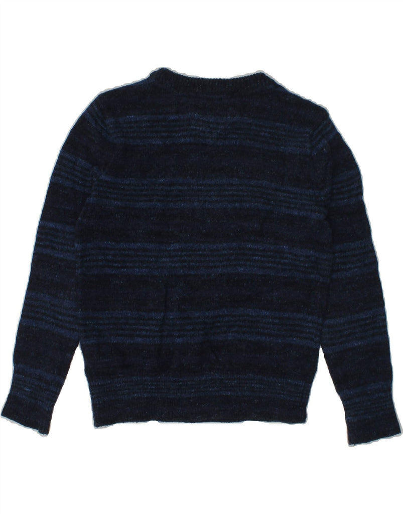 TOMMY HILFIGER Boys Crew Neck Jumper Sweater 2-3 Years Navy Blue Striped | Vintage Tommy Hilfiger | Thrift | Second-Hand Tommy Hilfiger | Used Clothing | Messina Hembry 