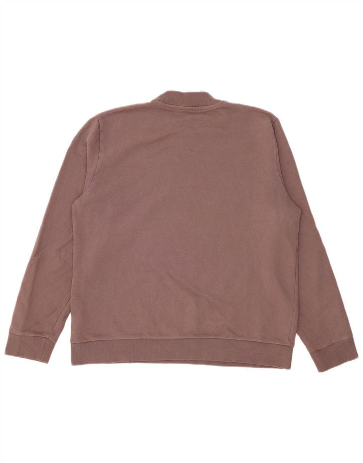 Cos Mens Sweatshirt Jumper Large Brown Cotton