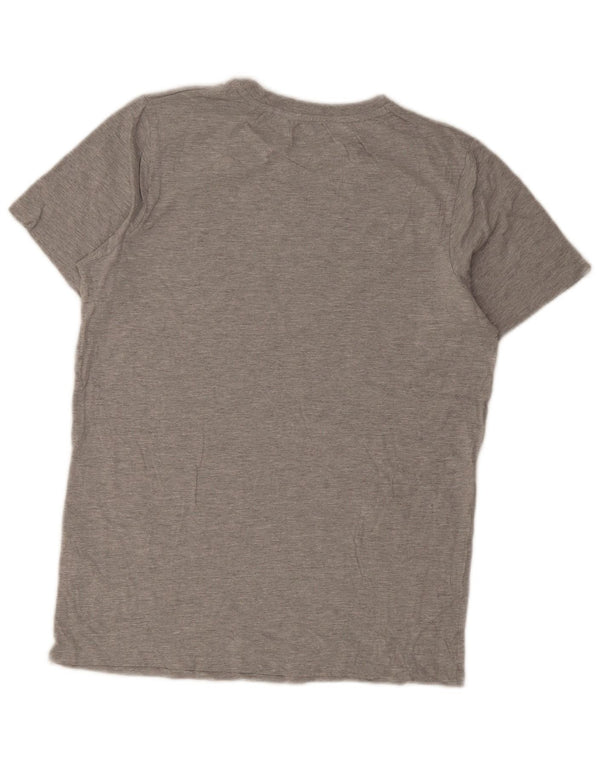 Penguin Mens T-Shirt Top Large Grey Flecked Cotton