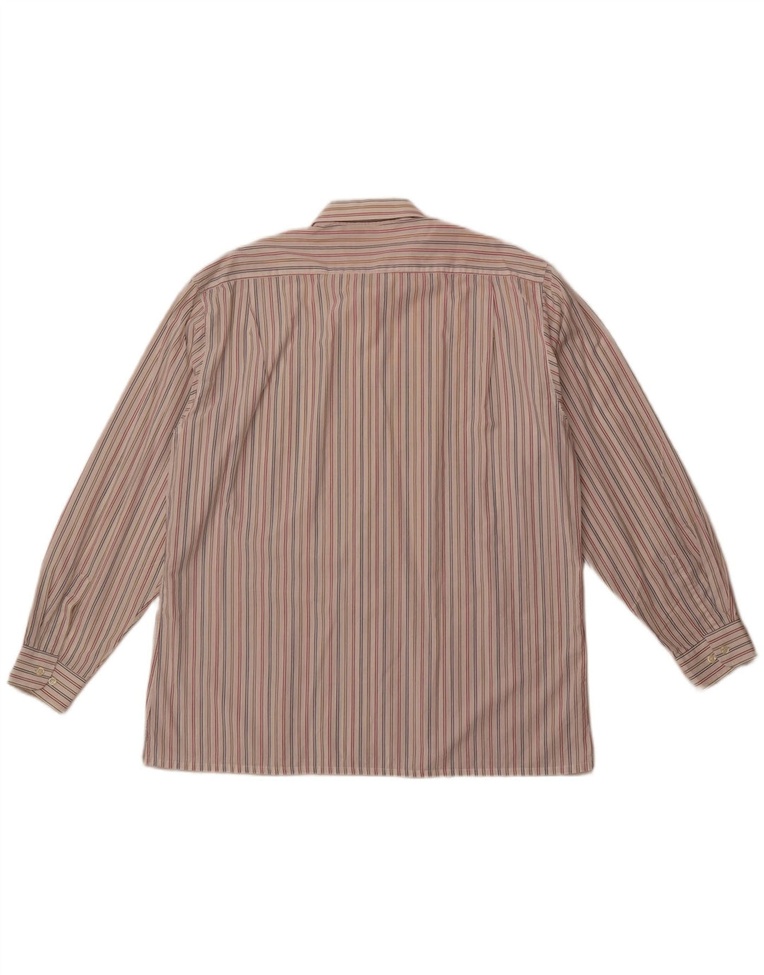 CACHAREL Mens Shirt Size 43 XL Off White Pinstripe