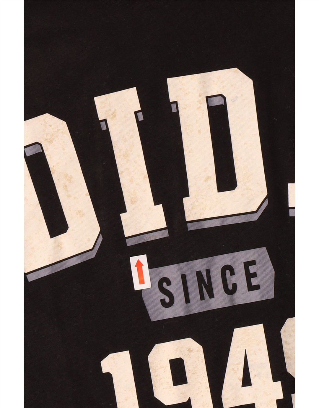 ADIDAS Mens Graphic T-Shirt Top 2XL Black Cotton