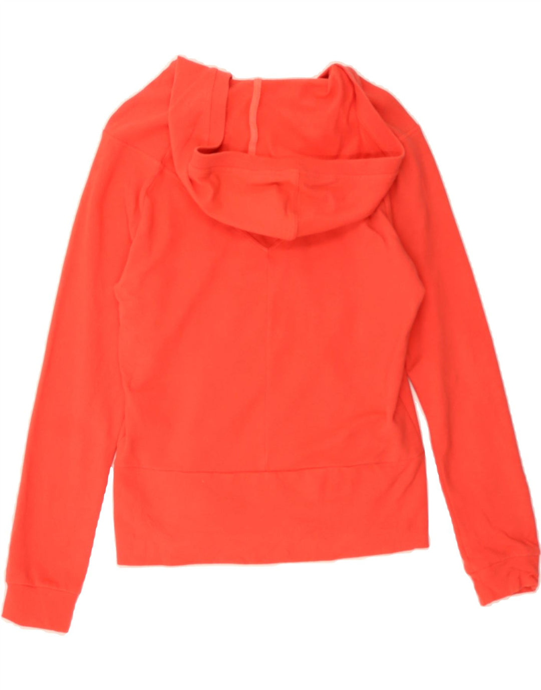 ADIDAS Womens Graphic Hoodie Jumper UK 16 Large Orange Polyester Vintage Adidas and Second-Hand Adidas from Messina Hembry 