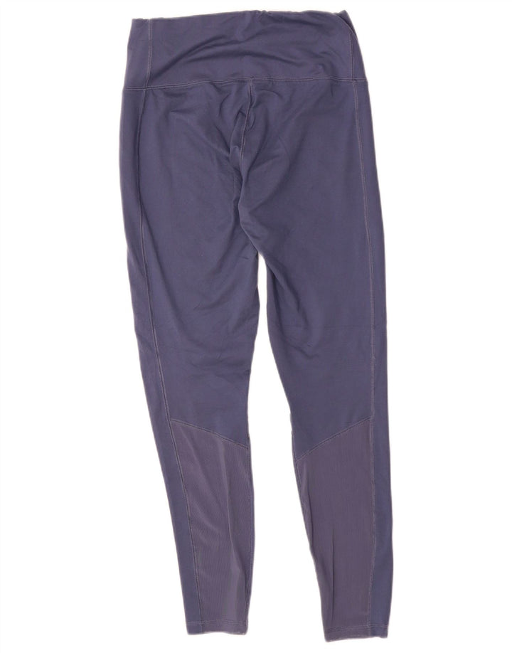 PUMA Womens Leggings UK 14 Large Navy Blue