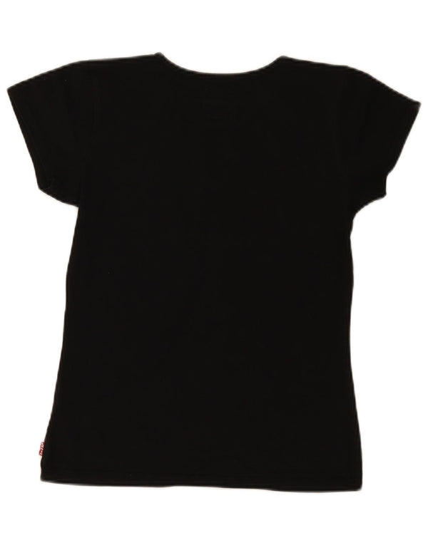 Levi's Girls Graphic T-Shirt Top 15-16 Years Black Cotton