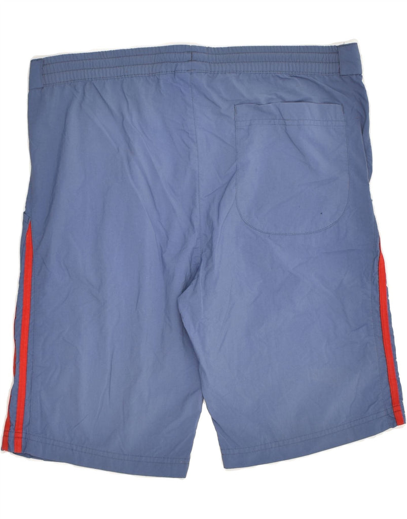 ADIDAS Mens Sport Shorts UK 30 Medium Blue Polyamide | Vintage Adidas | Thrift | Second-Hand Adidas | Used Clothing | Messina Hembry 