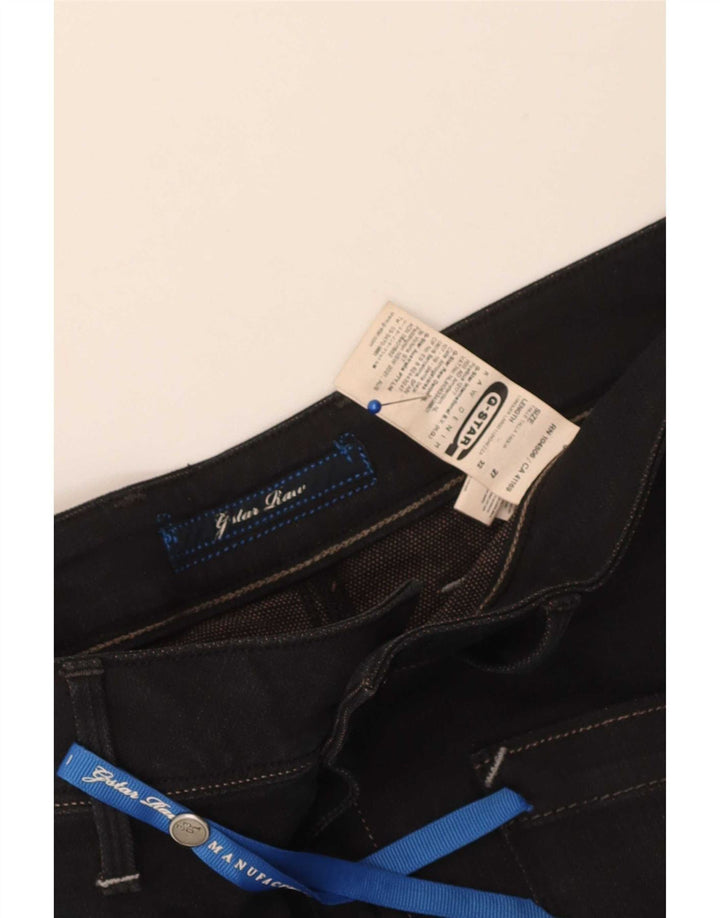G-Star Womens Slim Jeans W27 L25 Black Cotton