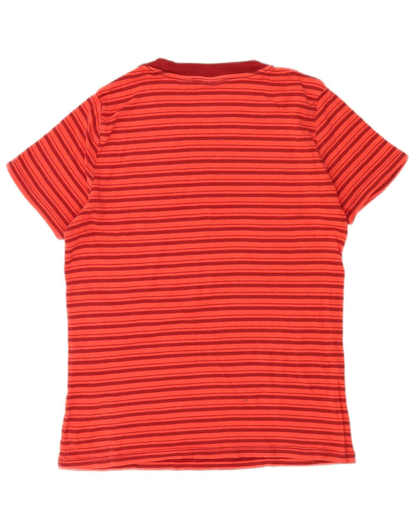 Levi's Womens T-Shirt Top UK 10 Small Red Striped