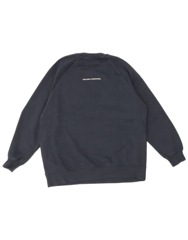 Zara Boys Sweatshirt Jumper 13-14 Years Navy Blue Cotton