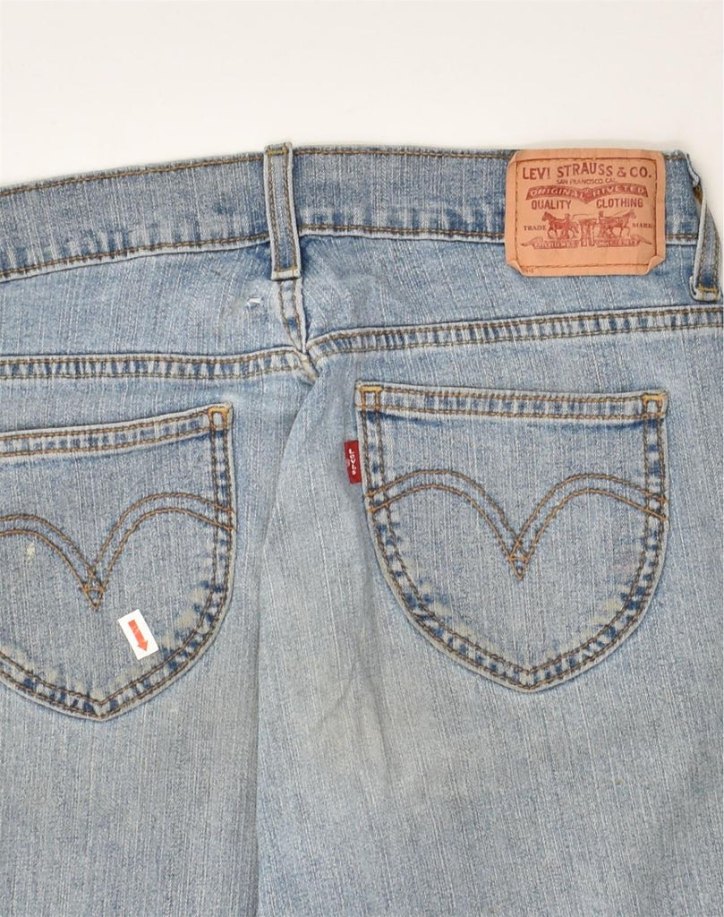 LEVI'S Womens Classic Fit Capri Jeans US  6 Medium W28 L24  Blue Cotton | Vintage Levi's | Thrift | Second-Hand Levi's | Used Clothing | Messina Hembry 