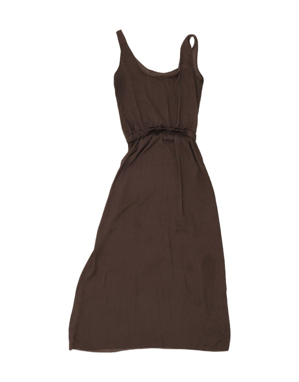 Zara Womens Trafaluc Sleeveless Maxi Dress UK 14 Large Grey