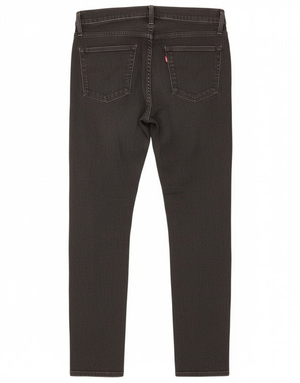 Levi's Womens 311 Shaping Skinny Jeans W29 L30 Grey Cotton